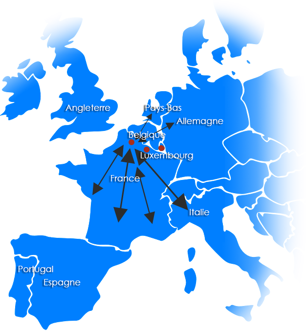 Flux de transport en Europe